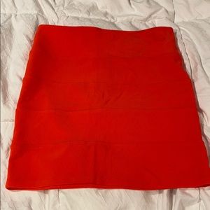 NEW Neon Mini-Skirt with Zipper Detail